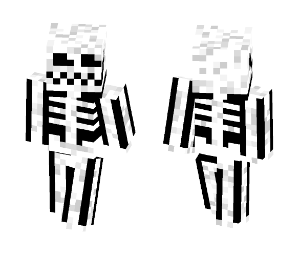 Joker skeleton skin - Male Minecraft Skins - image 1