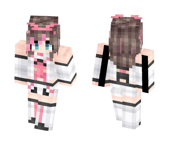 Kizuna Ai (Virtual Youtuber) - Female Minecraft Skins - image 1