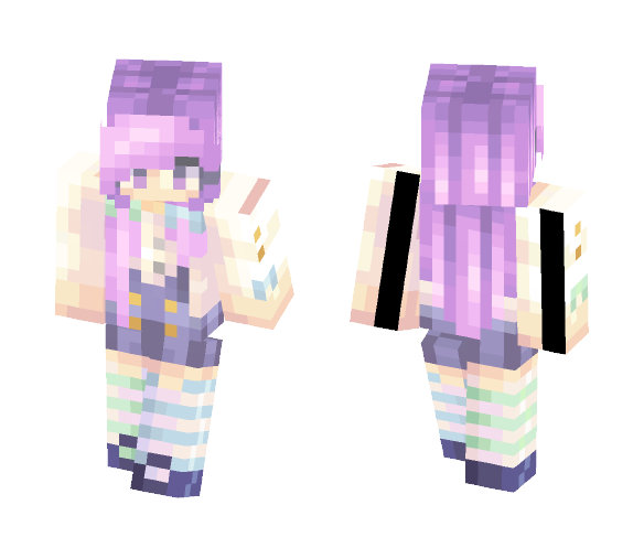 Purple Cotton - Female Minecraft Skins - image 1