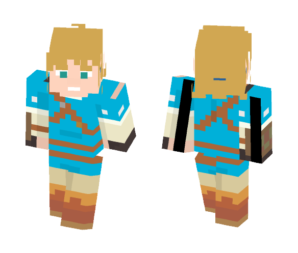BOTW - Link - Male Minecraft Skins - image 1