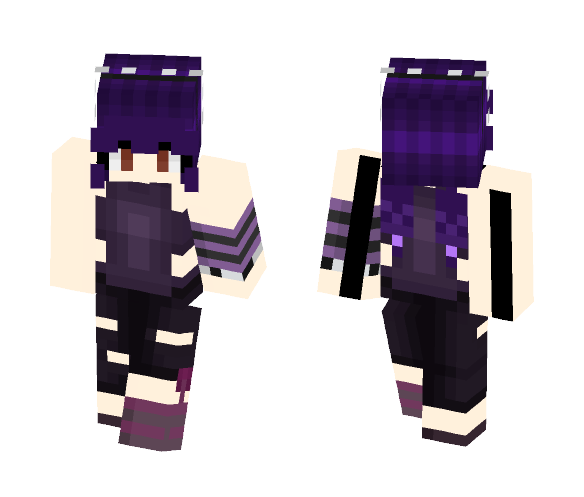 The Purple Intensifies - Female Minecraft Skins - image 1