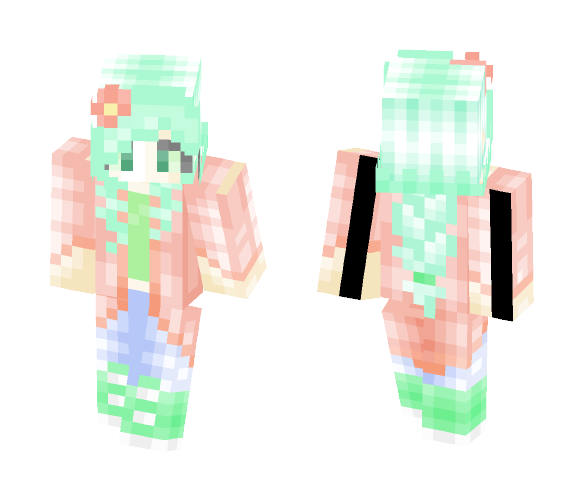 Seafoam - Female Minecraft Skins - image 1