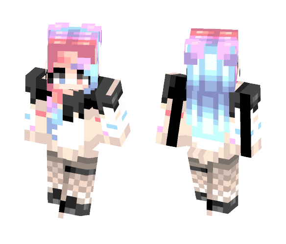 Colorful // Fan skin - Female Minecraft Skins - image 1