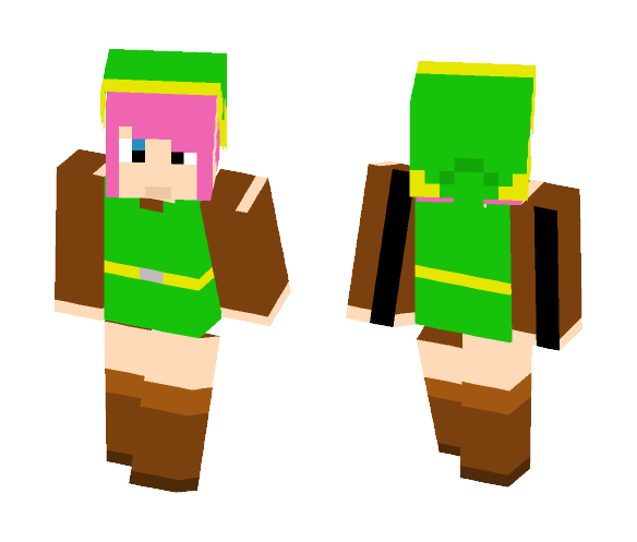 Zelda ALTTP Skin (Alex style) - Male Minecraft Skins - image 1