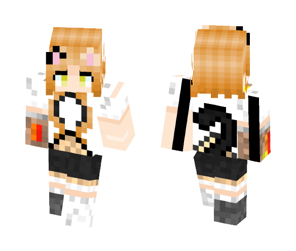 (My OC) Kaku with tail - Female Minecraft Skins - image 1