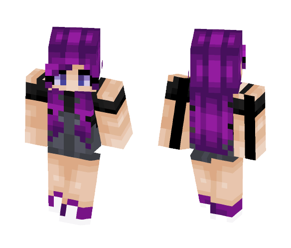 Purple Pop! | ????????????????__ - Female Minecraft Skins - image 1
