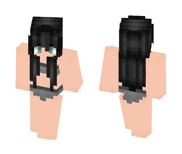 Black Hair Base - Female Minecraft Skins - image 1