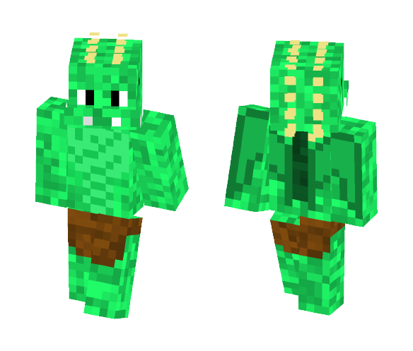 Green Dragon - Male Minecraft Skins - image 1
