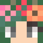 Green Haired Girl - Color Haired Girls Minecraft Skins - image 3