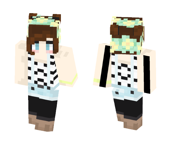 a zebra thing - Female Minecraft Skins - image 1