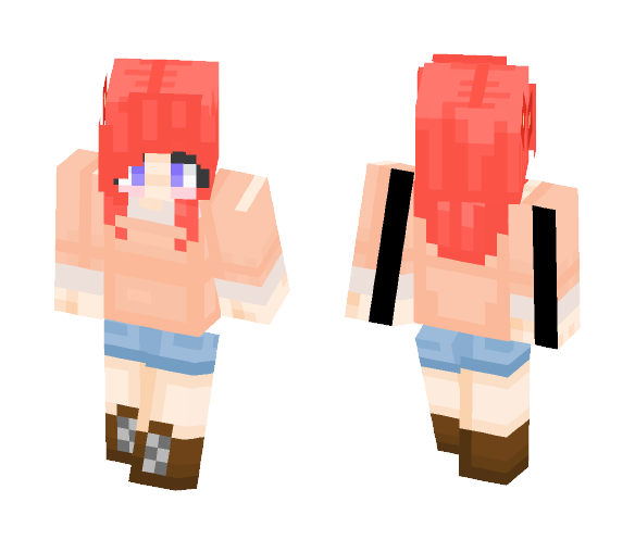 ~red flower~ - Female Minecraft Skins - image 1