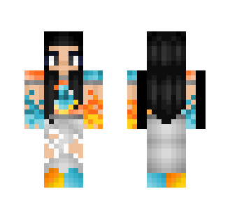 FireVSWater - Female Minecraft Skins - image 2