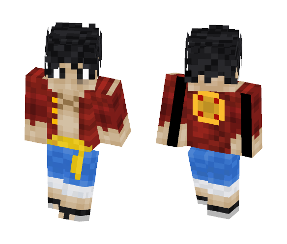 Luffy - Male Minecraft Skins - image 1