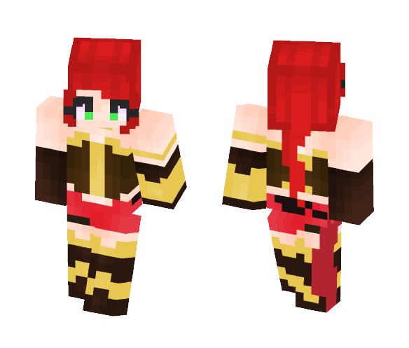 Pyrrha Nikos / RWBY - Female Minecraft Skins - image 1