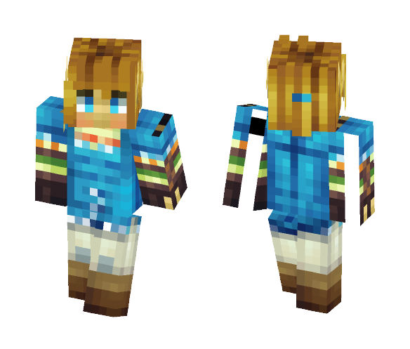 Link from Breath of The Wild - Male Minecraft Skins - image 1