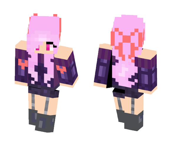 Cute Love Gal - Female Minecraft Skins - image 1
