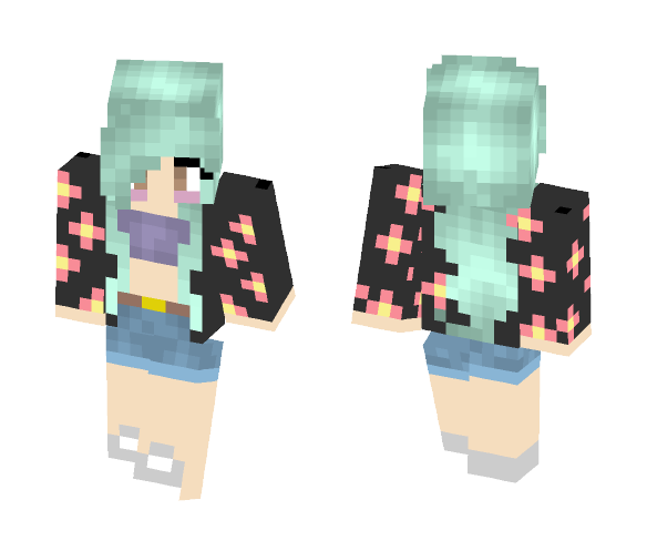 Flower Girl Re-Colored - Girl Minecraft Skins - image 1