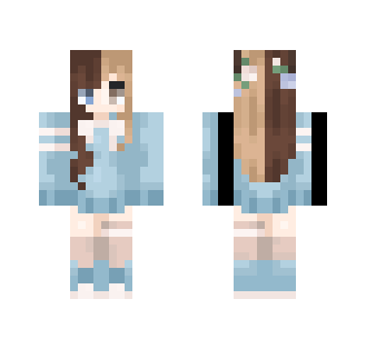 -Lighter blue- - Female Minecraft Skins - image 2