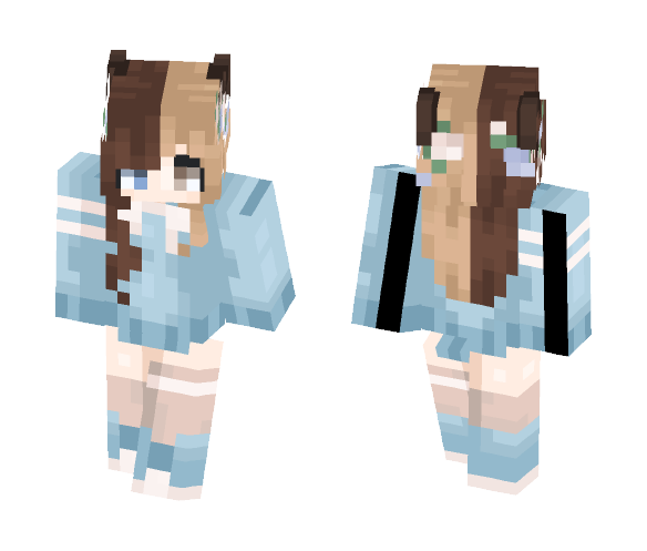 -Lighter blue- - Female Minecraft Skins - image 1