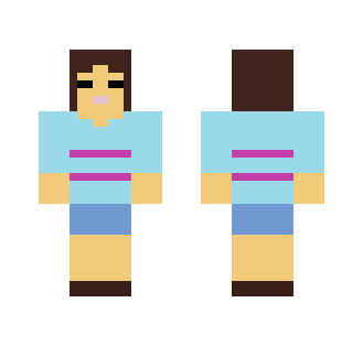 Frisk (Undertale) - Female Minecraft Skins - image 2