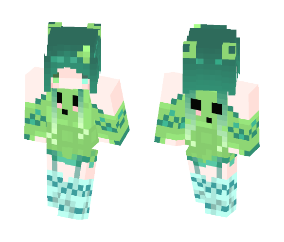 Minecraft Girl | Slime - Girl Minecraft Skins - image 1