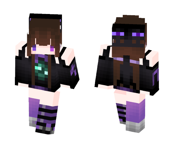 Minecraft Girl | Ender Man - Girl Minecraft Skins - image 1