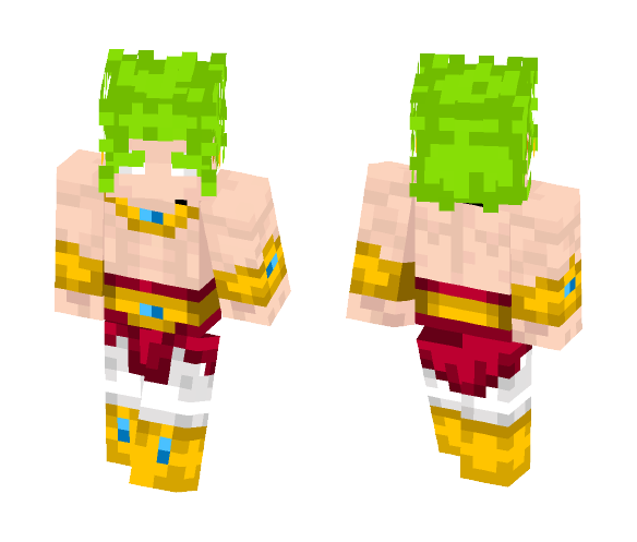 Broly the Legendary Super Saiyan - Male Minecraft Skins - image 1
