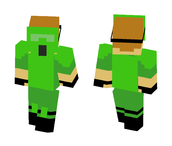 Paint Ball Uniform (GREEN) - Male Minecraft Skins - image 1