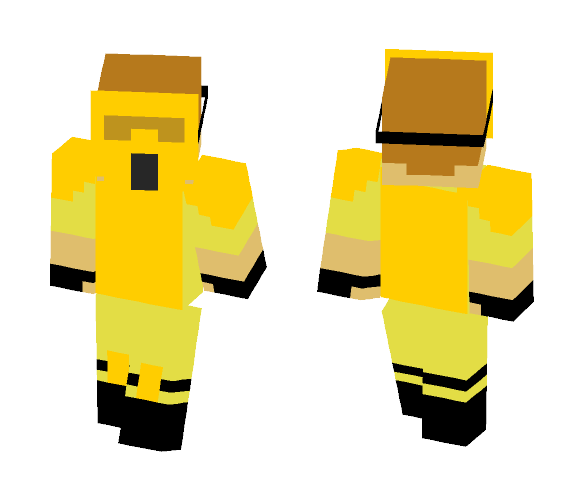Paint Ball Uniform (YELLOW) - Male Minecraft Skins - image 1