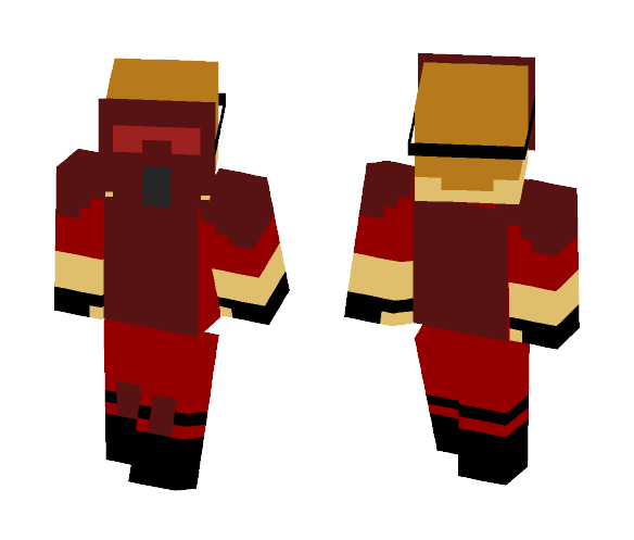 Paintball Uniform (RED) - Male Minecraft Skins - image 1