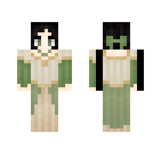 ⊰ Spanish Green Noble ⊱ - Female Minecraft Skins - image 2