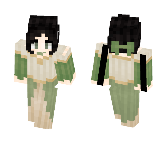 ⊰ Spanish Green Noble ⊱ - Female Minecraft Skins - image 1