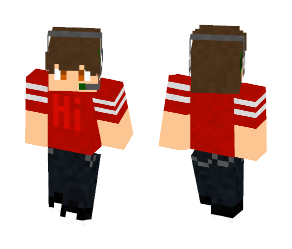 Red jacked - Male Minecraft Skins - image 1