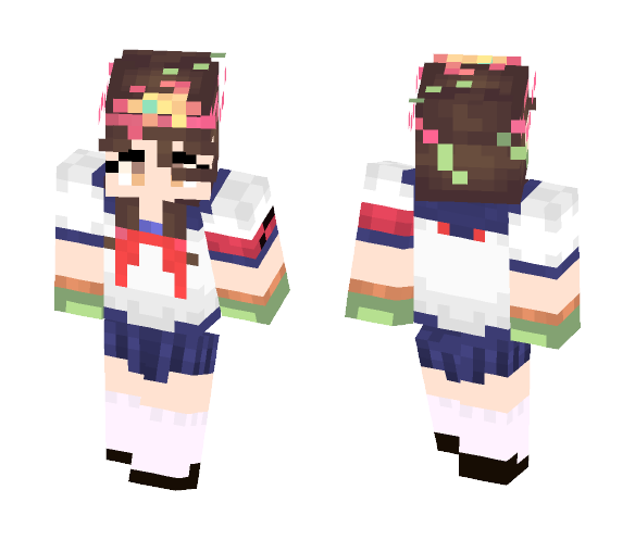 Uekiya Engeika (Garden Club Leader) - Female Minecraft Skins - image 1