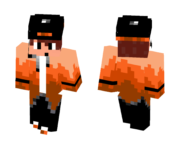 Orange Boy - Boy Minecraft Skins - image 1