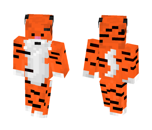 Tiger (Based on Hobbes) - Interchangeable Minecraft Skins - image 1