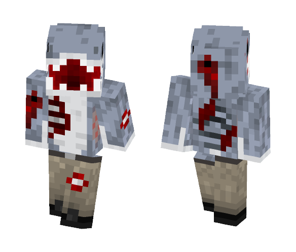 SHARK MAN - Male Minecraft Skins - image 1
