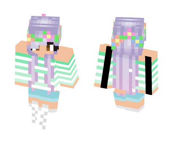 Sping has Sprung Girl - Girl Minecraft Skins - image 1