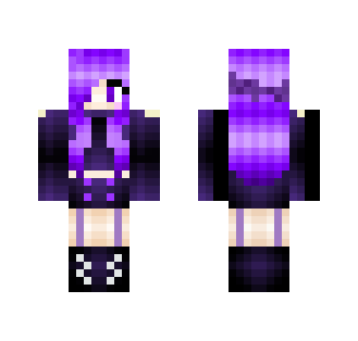 ~Purple Girl~ - Female Minecraft Skins - image 2
