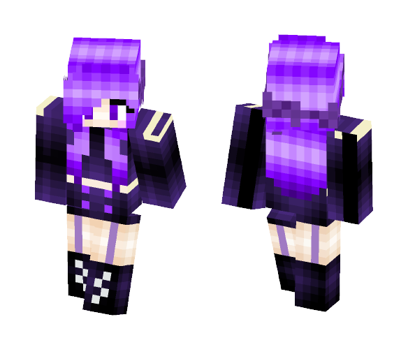 ~Purple Girl~ - Female Minecraft Skins - image 1