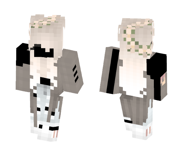 Hair and clothes base for girls - Color Haired Girls Minecraft Skins - image 1