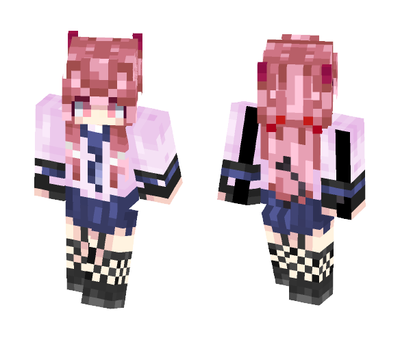 ~Yui [Angel Beats] - Female Minecraft Skins - image 1