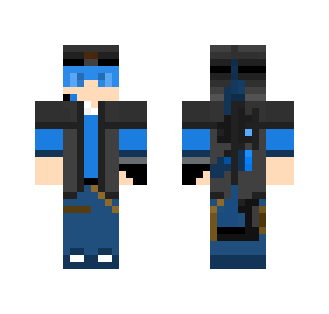 TF2 BLU Sniper(Upgraded) - Male Minecraft Skins - image 2