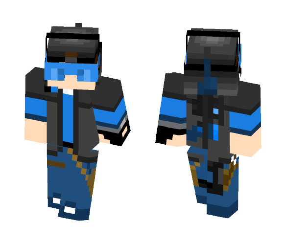 TF2 BLU Sniper(Upgraded) - Male Minecraft Skins - image 1