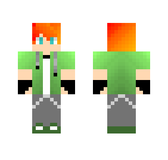 Light Green Boy - Boy Minecraft Skins - image 2