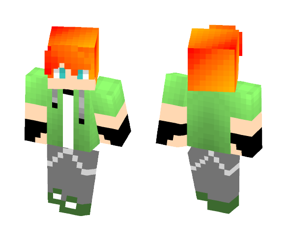 Light Green Boy - Boy Minecraft Skins - image 1