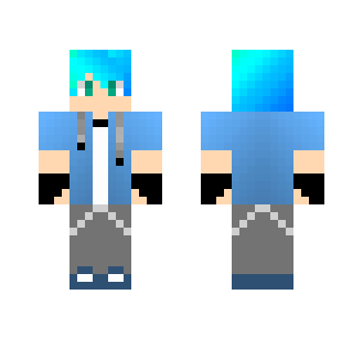 Light Blue Boy - Boy Minecraft Skins - image 2