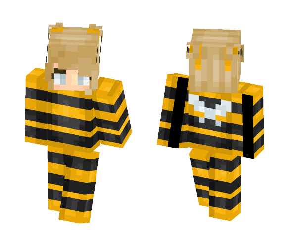 save the bees! - Female Minecraft Skins - image 1