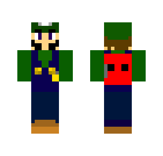 Luigi ( Luigi's manchine) - Male Minecraft Skins - image 2