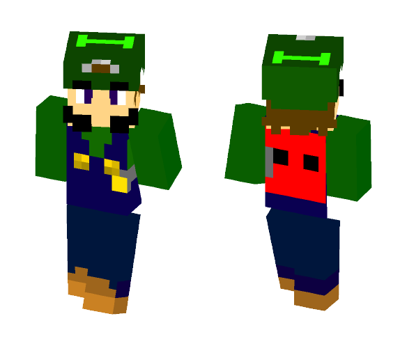 Luigi ( Luigi's manchine) - Male Minecraft Skins - image 1